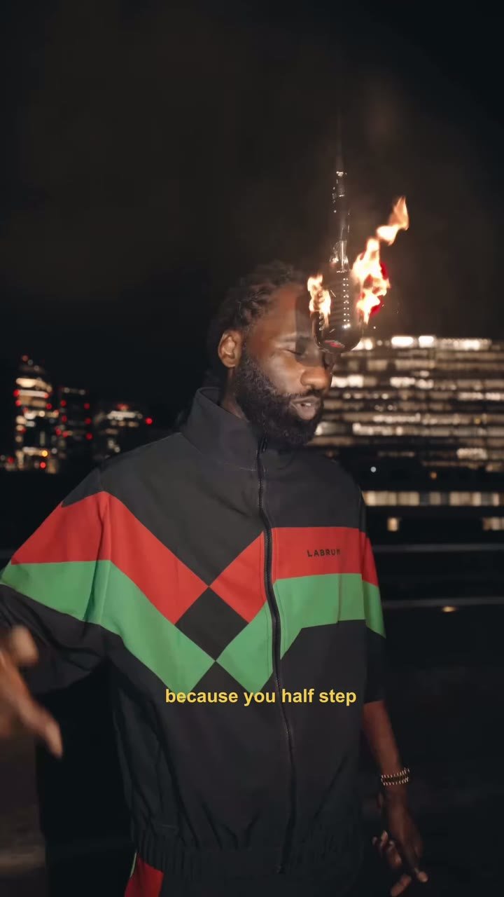 Fire in the Booth, mic on fire — Wretch 32